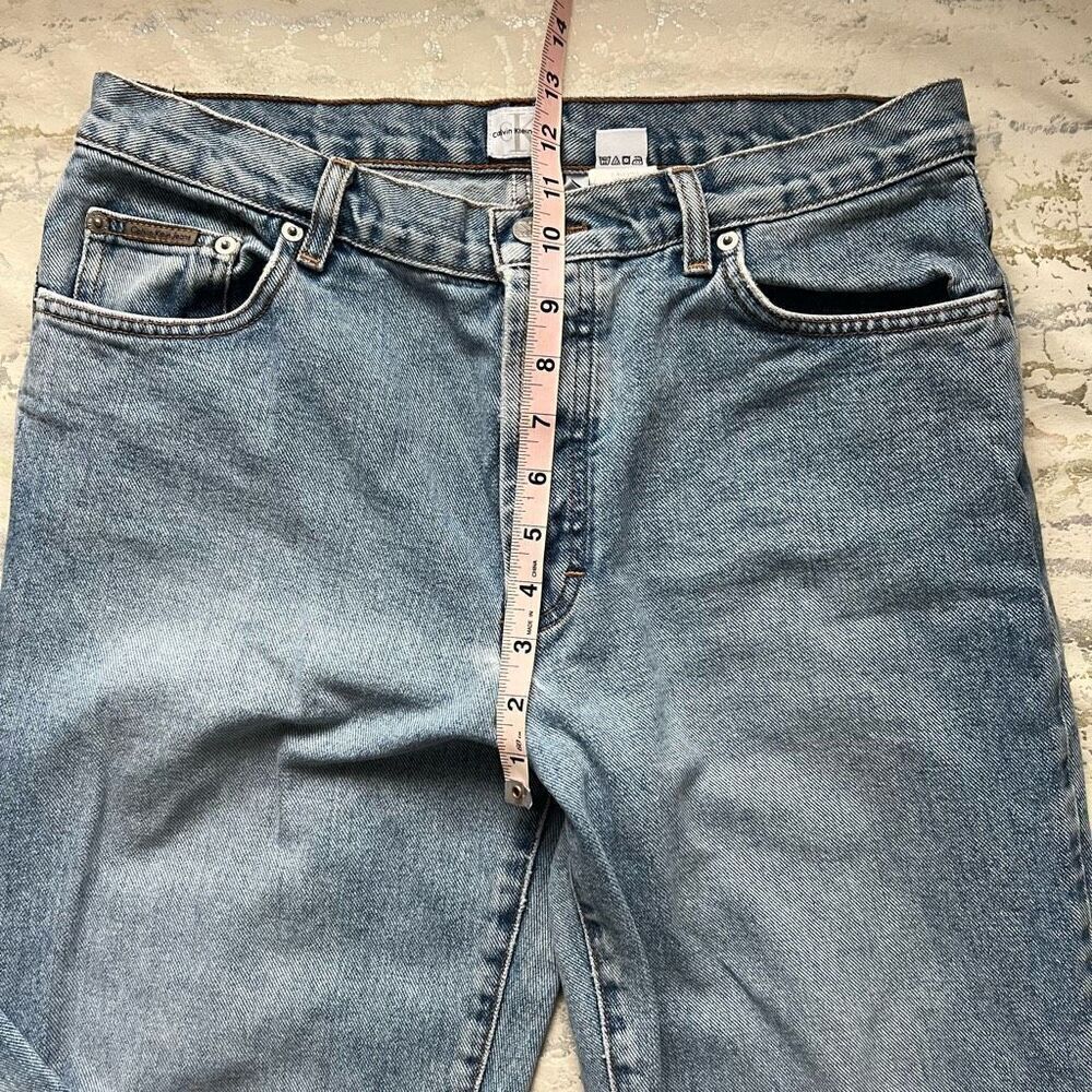 Calvin Klein y2k jeans Junior Low Rider Sandblast 32 waist - Picture 11 of 12